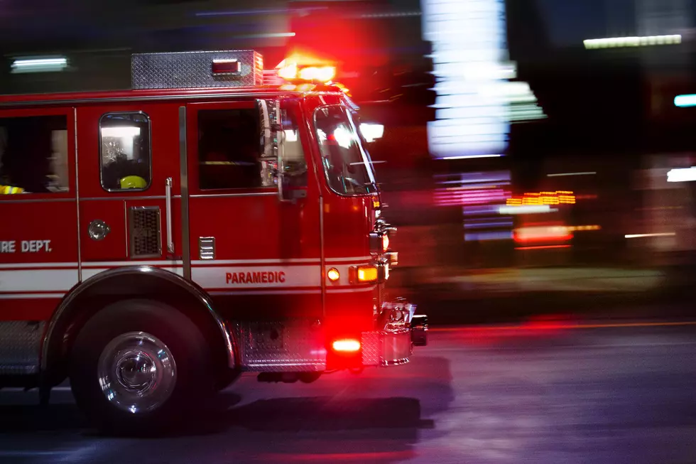 Building Destroyed after Fire in Monticello, Maine